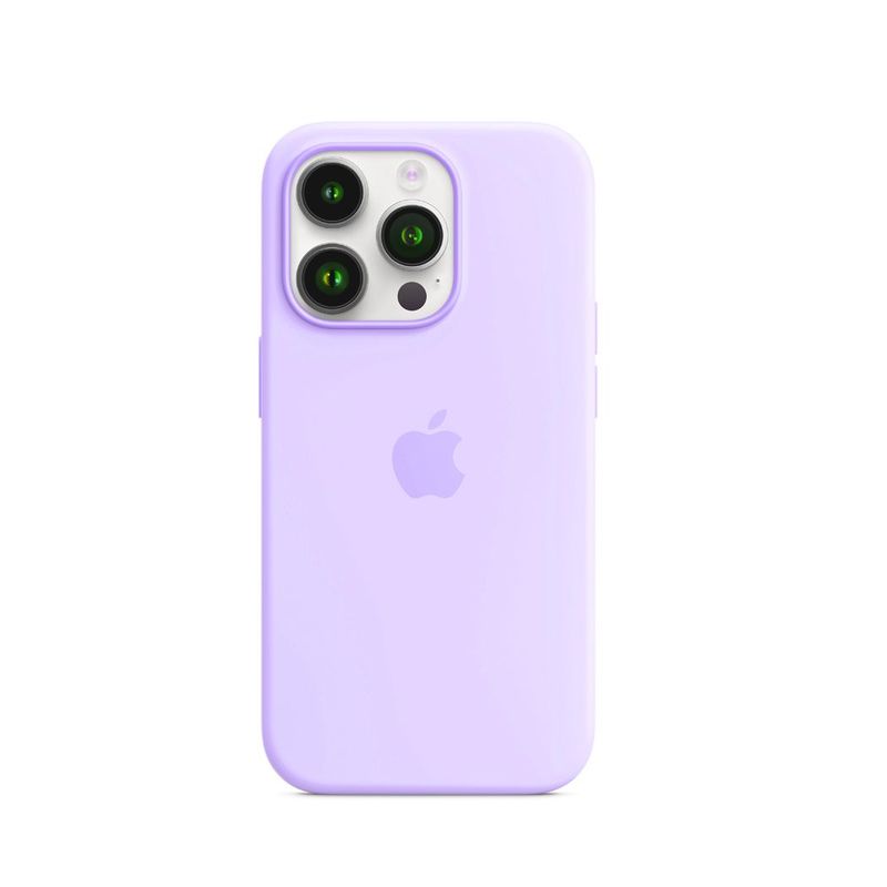 CASE - Funda Silicone Case Para iPhone 14 Pro Lila