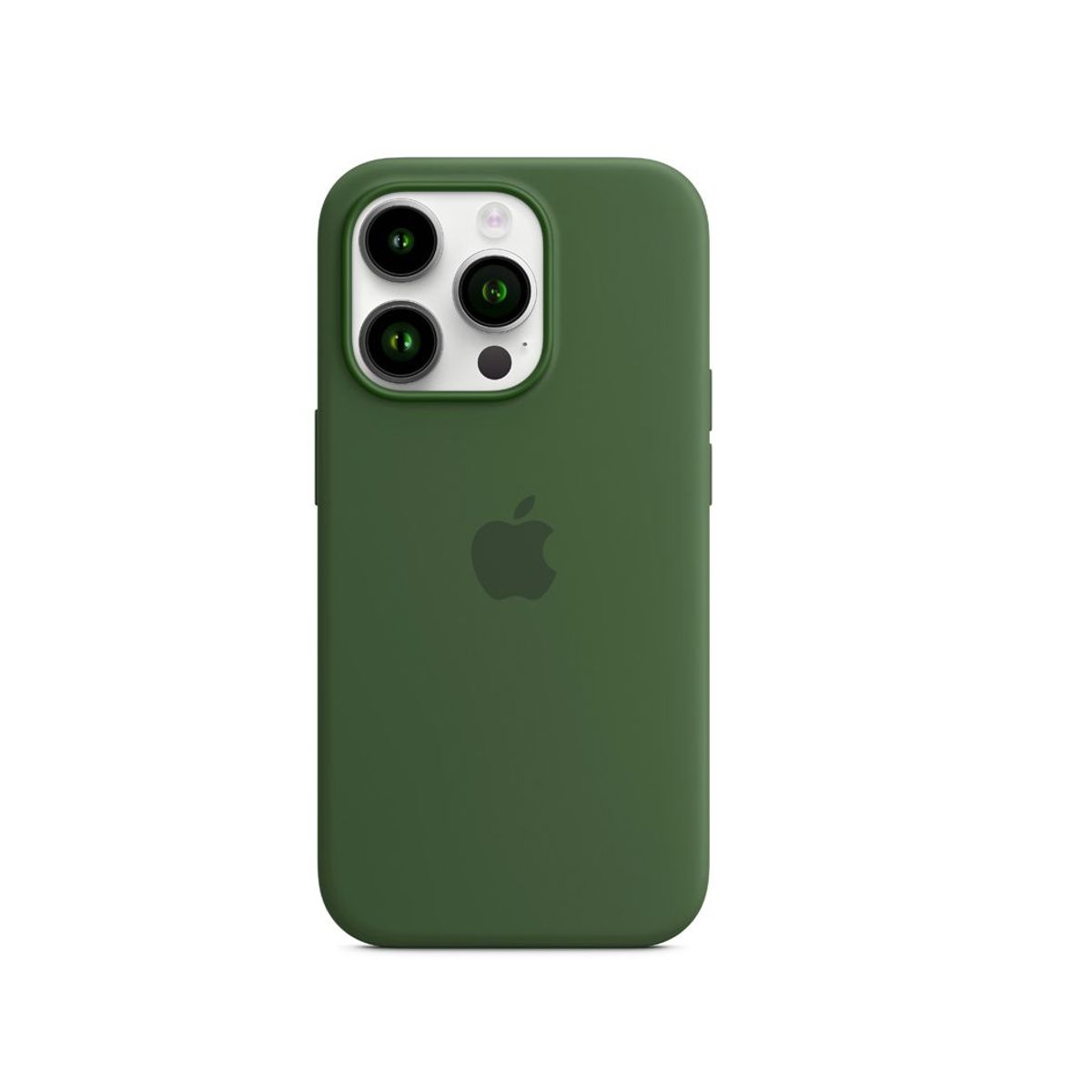 CASE - Funda Silicone Case Para iPhone 14 Pro Verde Militar