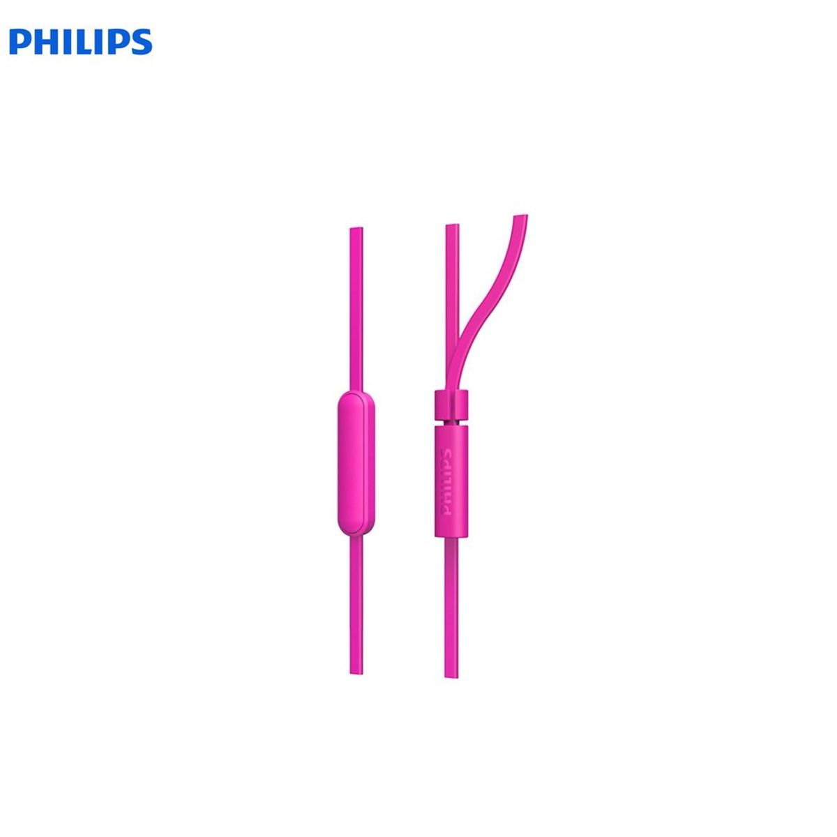 PHILIPS - Audífonos Philips TAE1105 In Ear con Micrófono Rosa