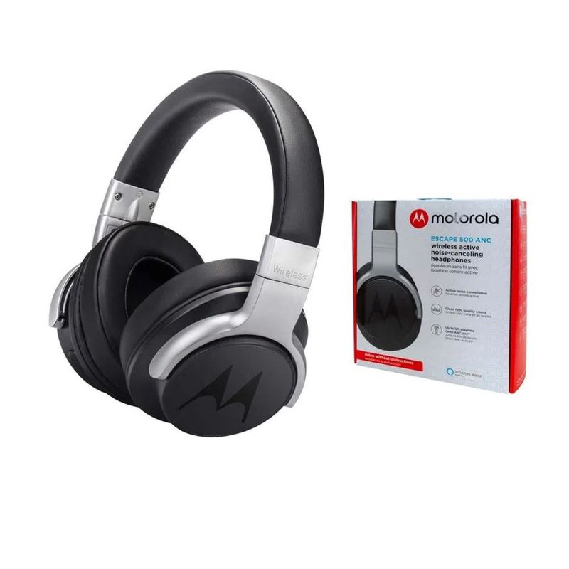 MOTOROLA - Audiófono Motorola Escape 500 ANC Bluetooth IPX4 Negro