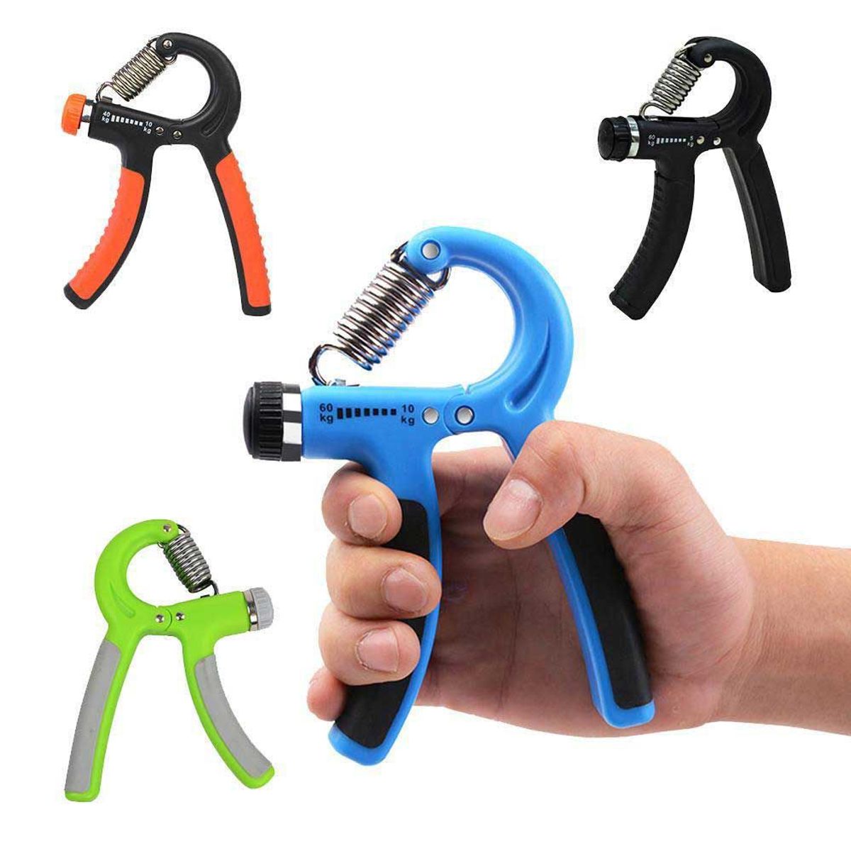 MEGIMPERU - Hand Grip Regulable 10kg a 60kg fortalece Manos y Antebrazos