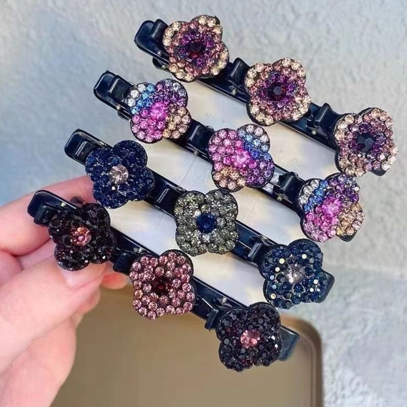 AURELA - Set de 4 Ganchos con Pinzas para peinado de Cabello