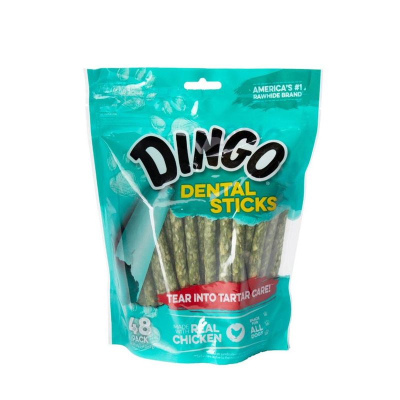 DINGO - Snack para Perros Dingo Dental Stix de Pollo x48 und