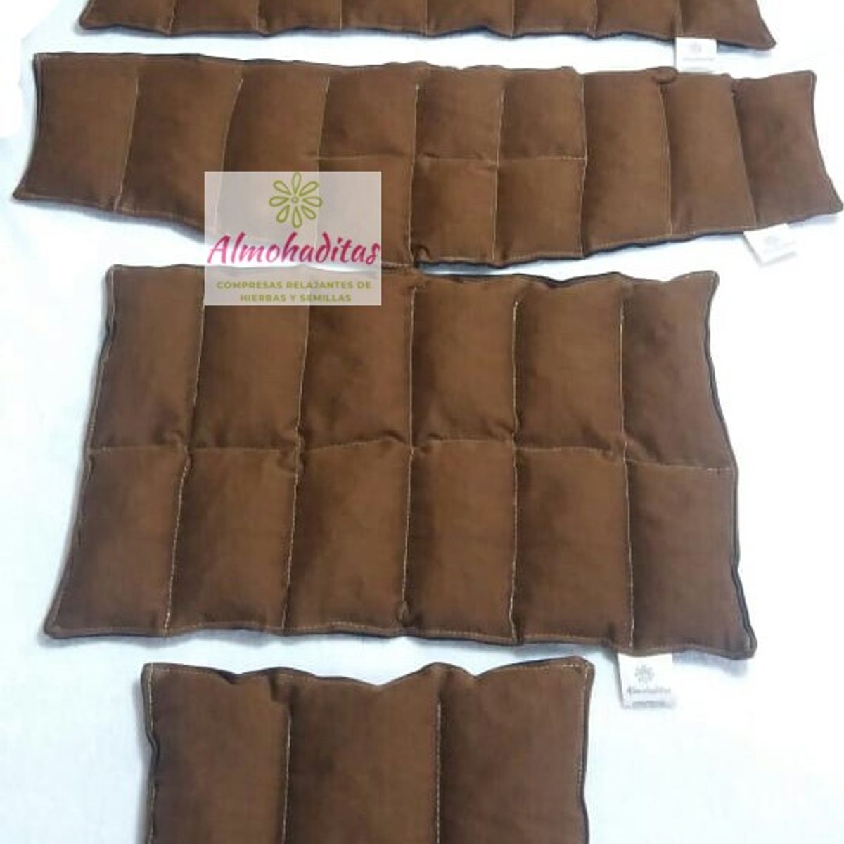 GENERICO - Compresas De Semillas Pack 4 Almohadillas Calor o Frio