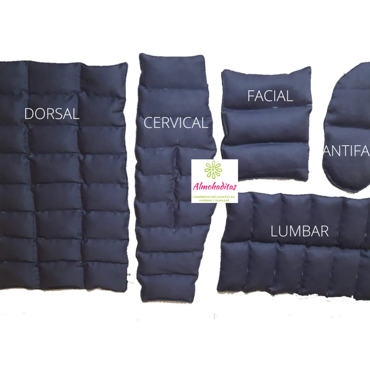 GENERICO - Compresas De Semillas Pack 5 Almohadillas Calor o Frio