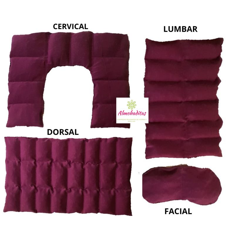 GENERICO - Compresas De Semillas Pack 4 Almohadillas Calor o Frio.