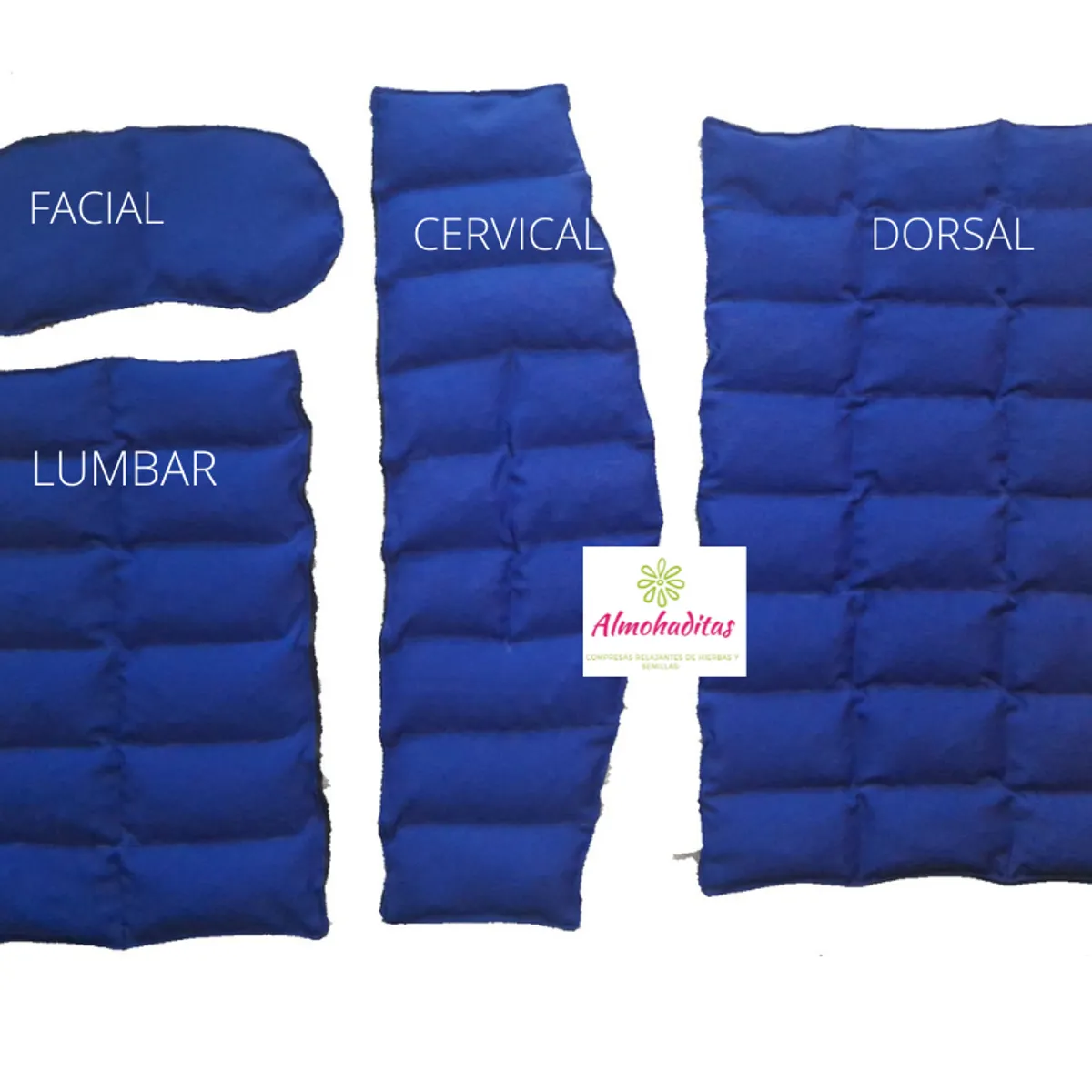 GENERICO - Compresas De Semillas Pack 4 Almohadillas Calor o Frio