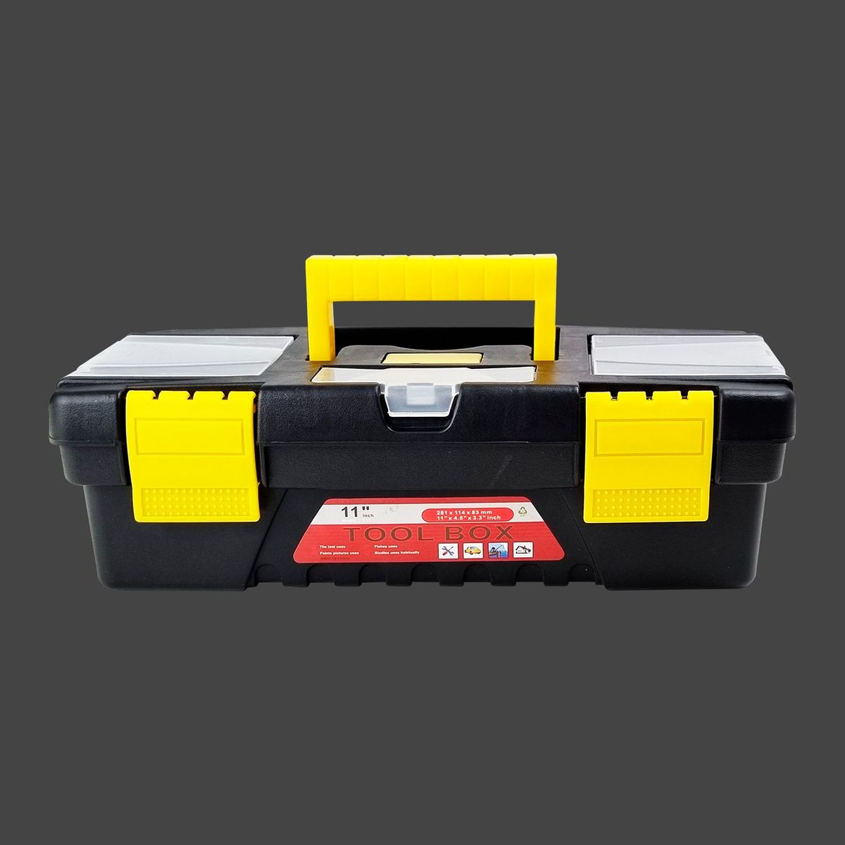 GENERICO - ORGANIZADOR PLASTICO CAJA HERRAMIENTAS T11 5 COMPARTIMIENTOS