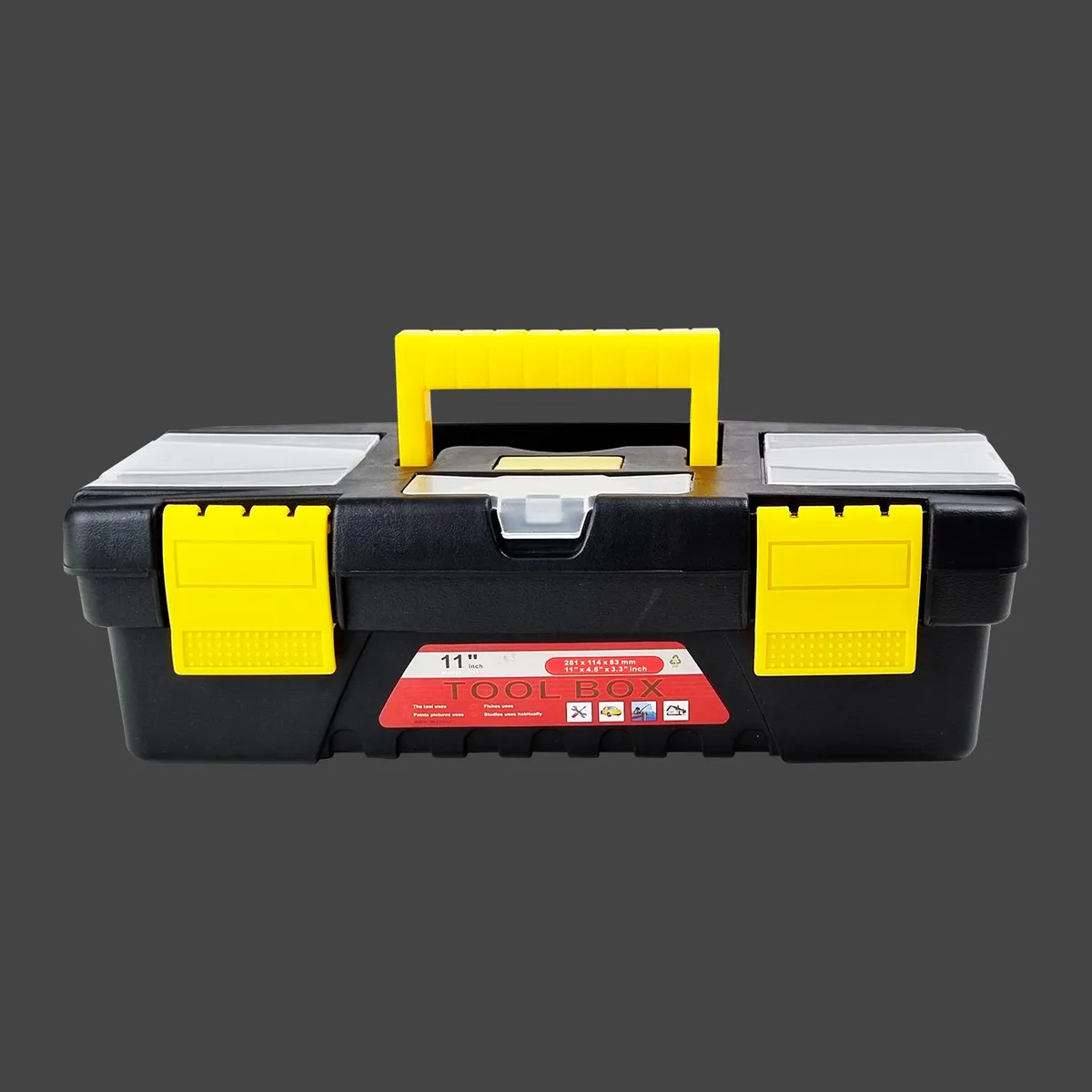 GENERICO - ORGANIZADOR PLASTICO CAJA HERRAMIENTAS T11 5 COMPARTIMIENTOS