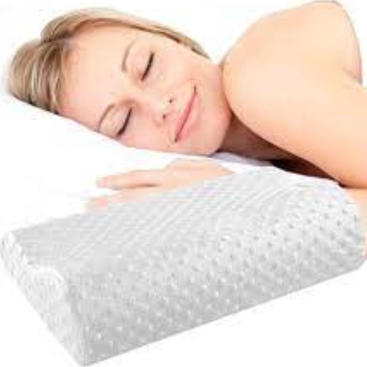 OEM - Almohada Ortopédica Viscoelástico con Funda