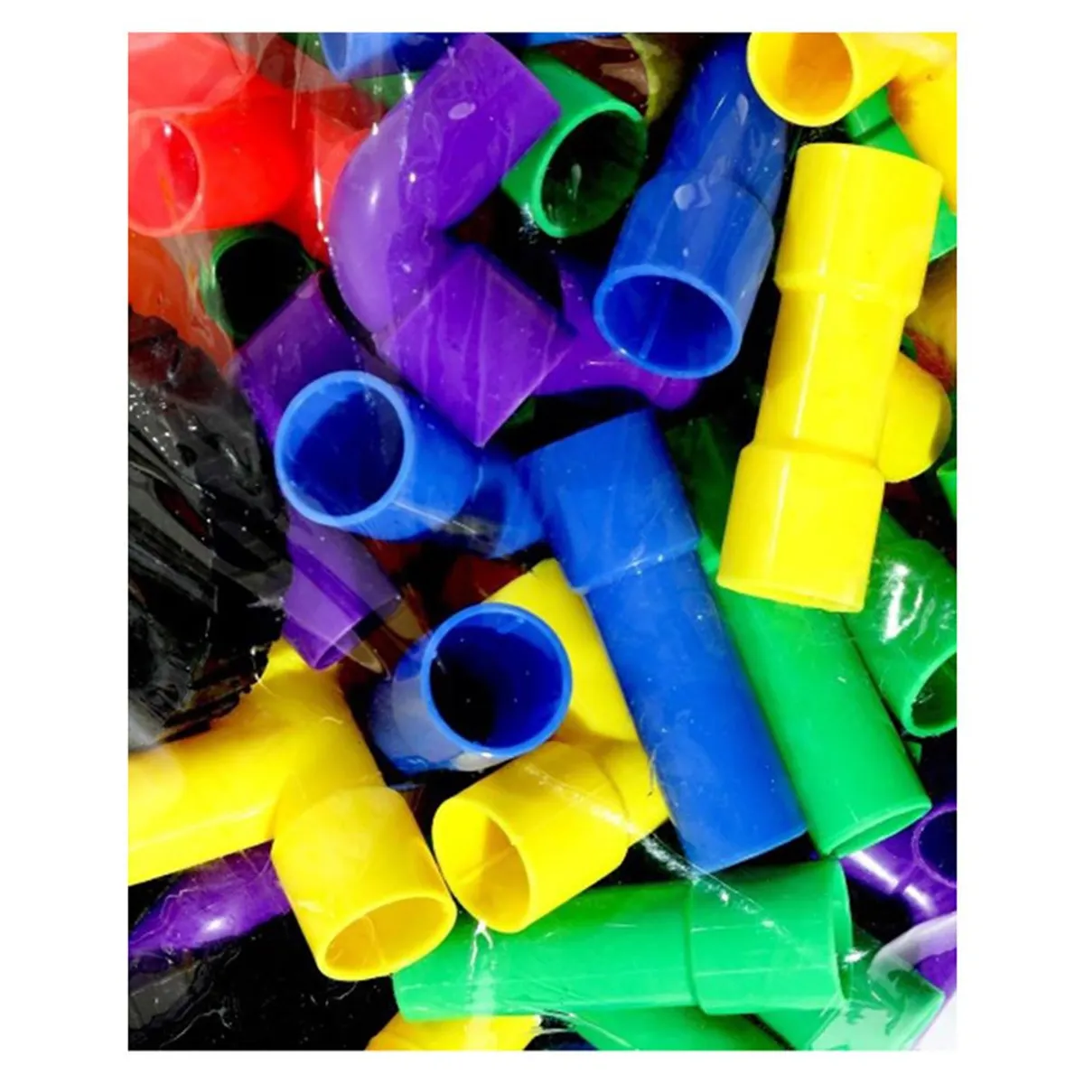 GENERICO - JUEGO EDUCATIVO - ESTIMULA LA INTELIGENCIA - TUBOS Y RUEDAS