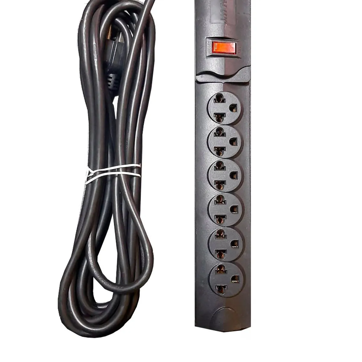 OPALUX - Supresor De Picos 6 Tomas Opalux 5 Mts 16awg