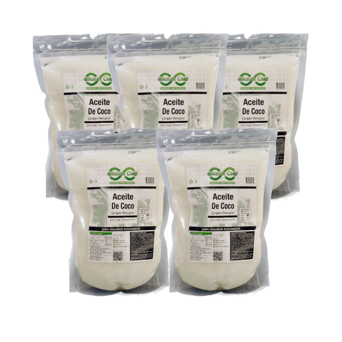ALKALINE CARE - Aceite De Coco 5Lts Sachet Alkaline Care