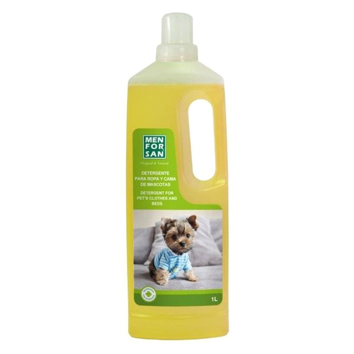 GENERICO - Detergente para ropa y cama de mascotas 1L MEN FOR SAN