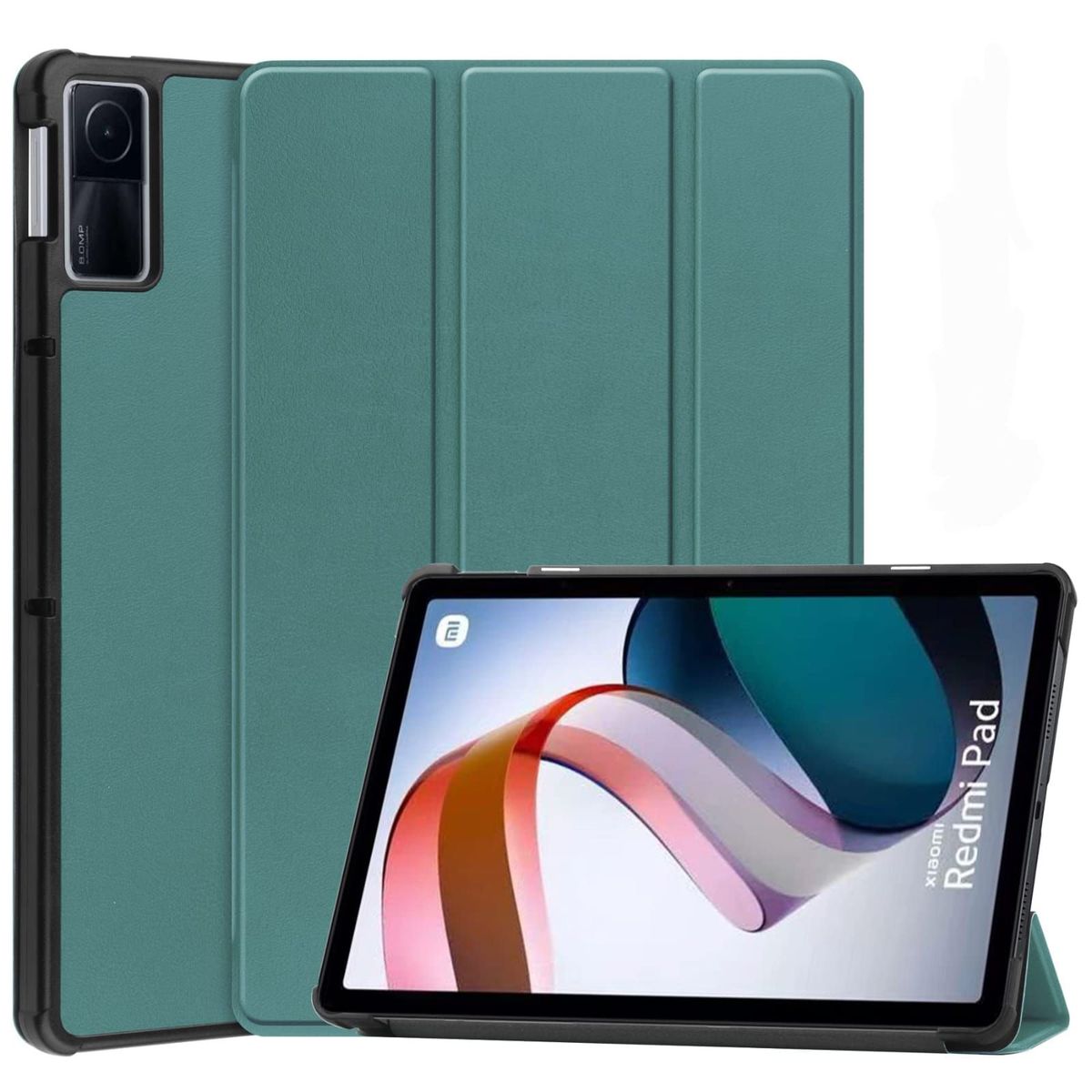 GENERICO - Funda para Tablet Xiaomi Redmi Pad 10.6 Bookcover Verde