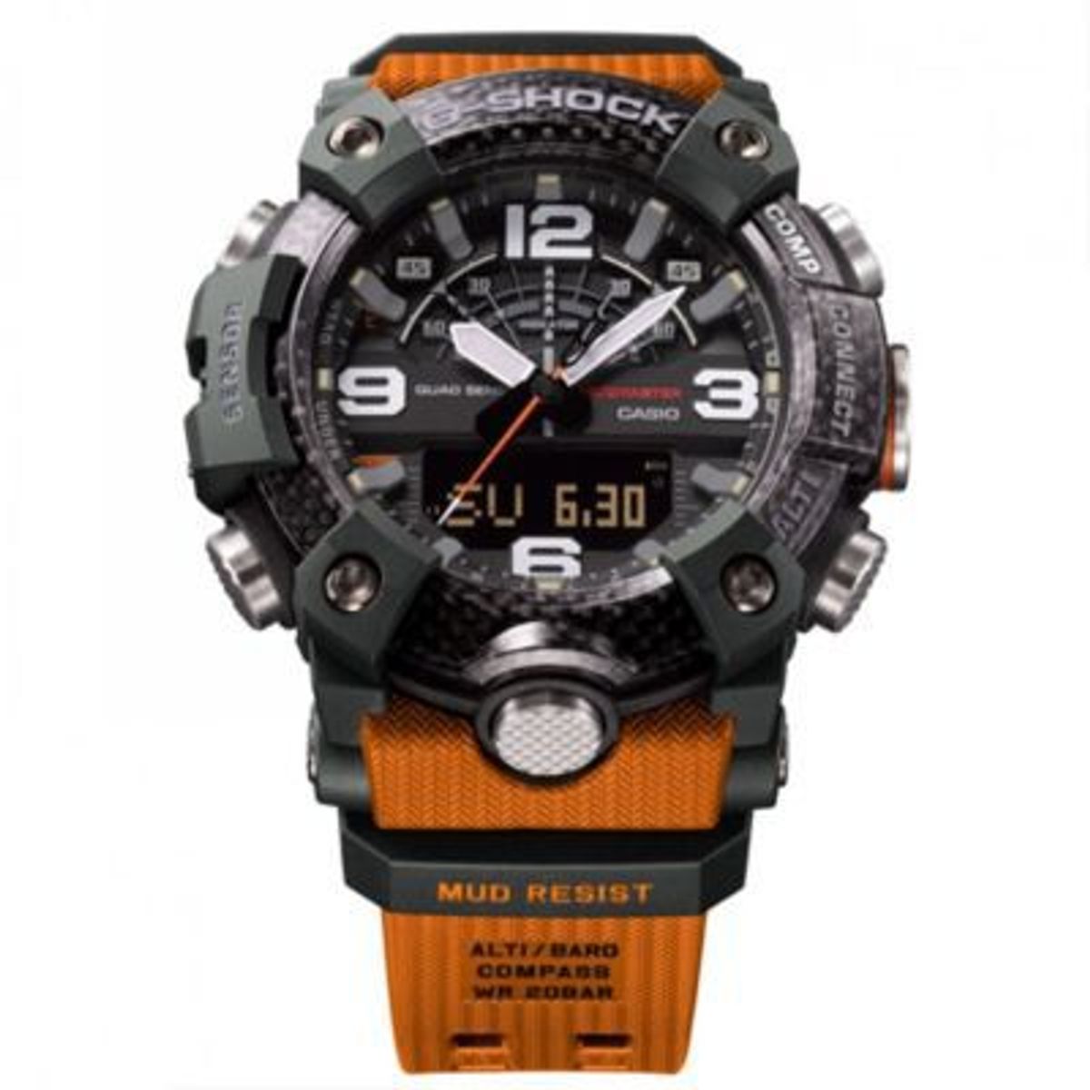 G-SHOCK - Reloj G-Shock Resina Negro con Naranja GG-B100-1A9