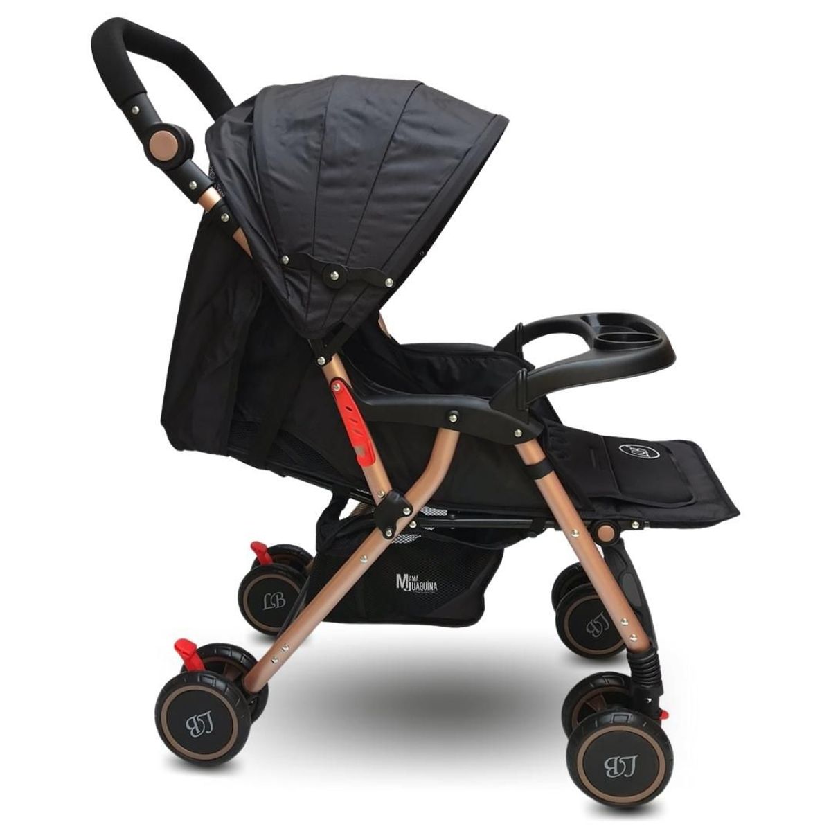 GENERICO - COCHE CUNA DE PASEO LITTLE BABY VALENCIA BLACK