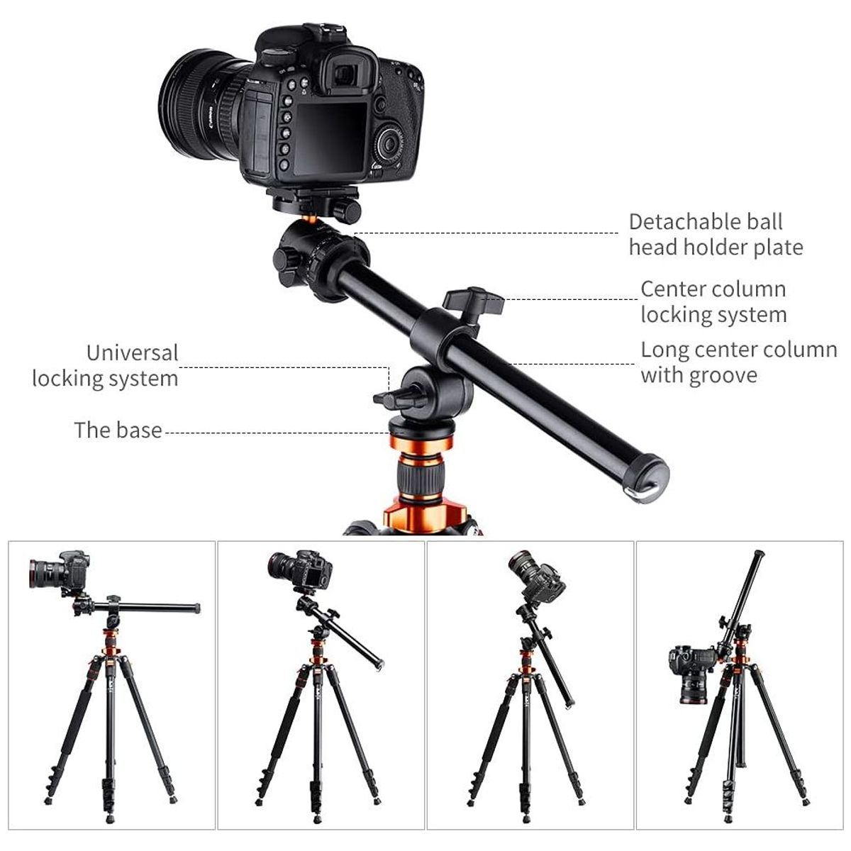 K&F CONCEPT - Trípode Monopie KF Concept K234A6 Horizontal