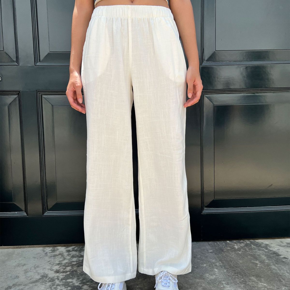 DESIRE - Pantalón Wide Lino Desire Para Mujer