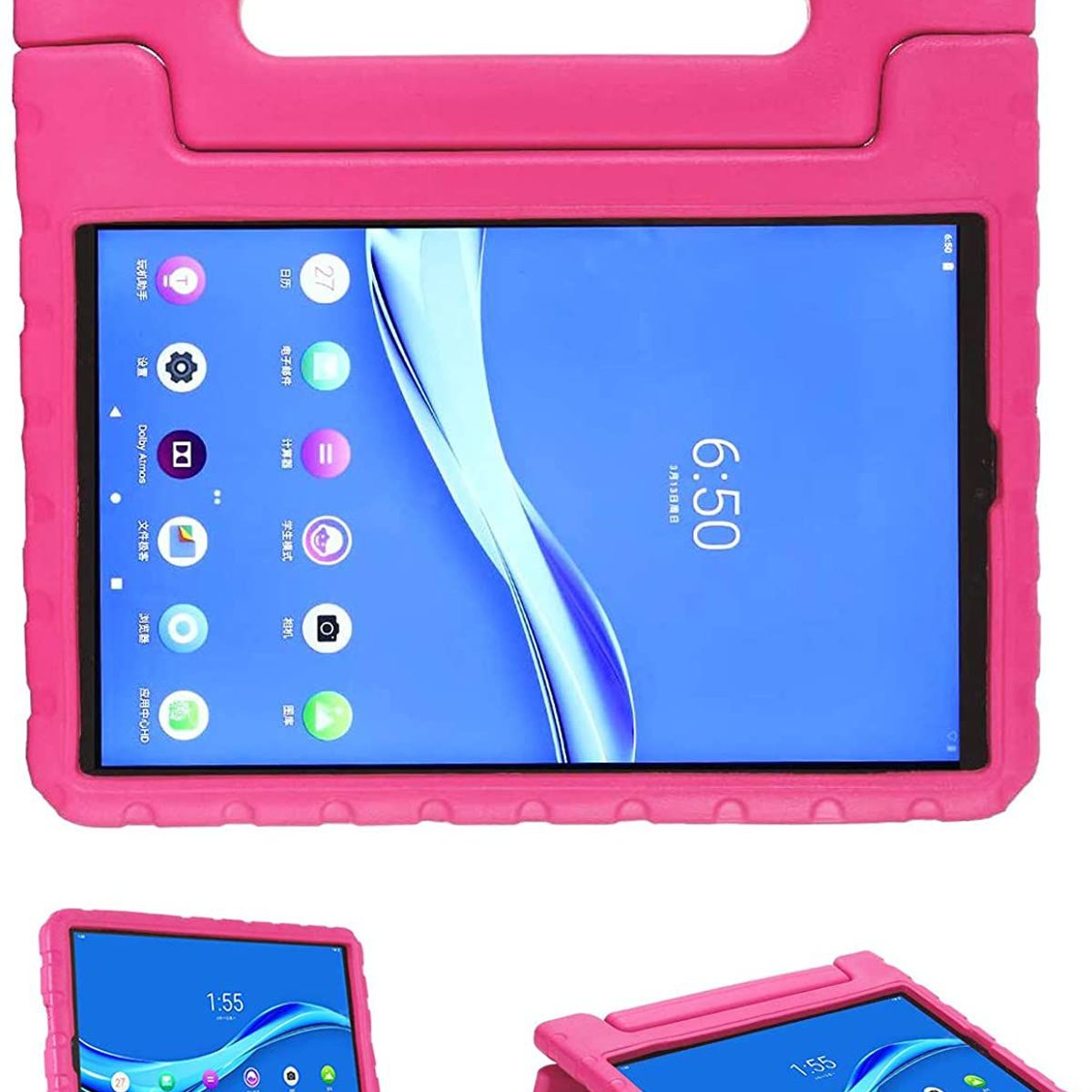 GENERICO - Funda de Goma para Tablet Lenovo Tab P11 2020 Tb-J606f/Tb-J606x Fucsia