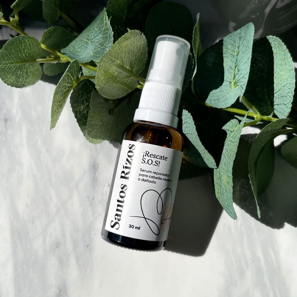 SANTOS RIZOS - Serum Reparador 30ml Tratamiento reparador para cabello reseco y dañado