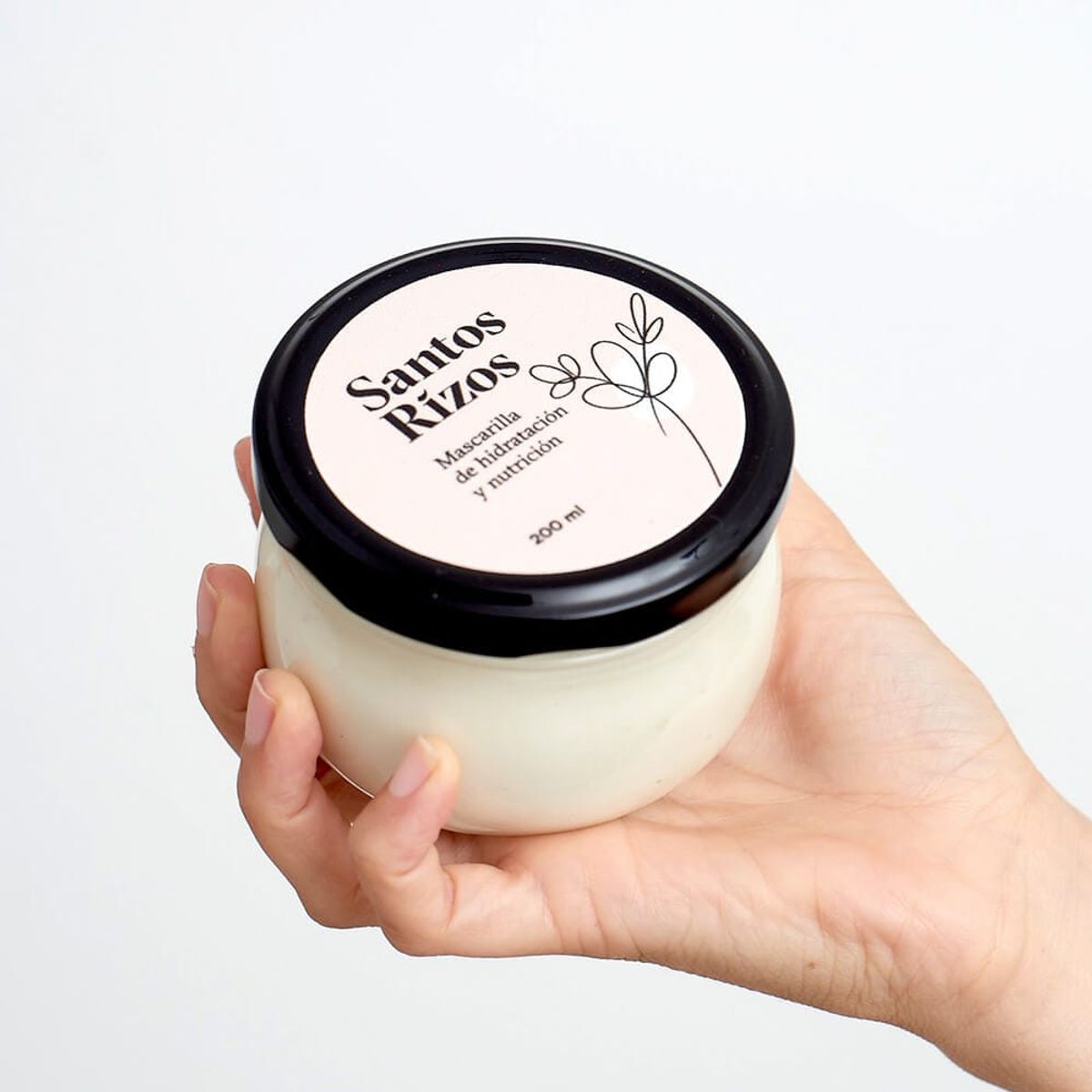 SANTOS RIZOS - Mascarilla capilar Hidratante Revierte los daños de un cabello maltratado y reseco