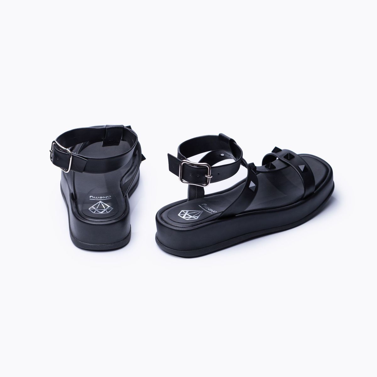 NEBULA - Sandalia Ovalle - Negro