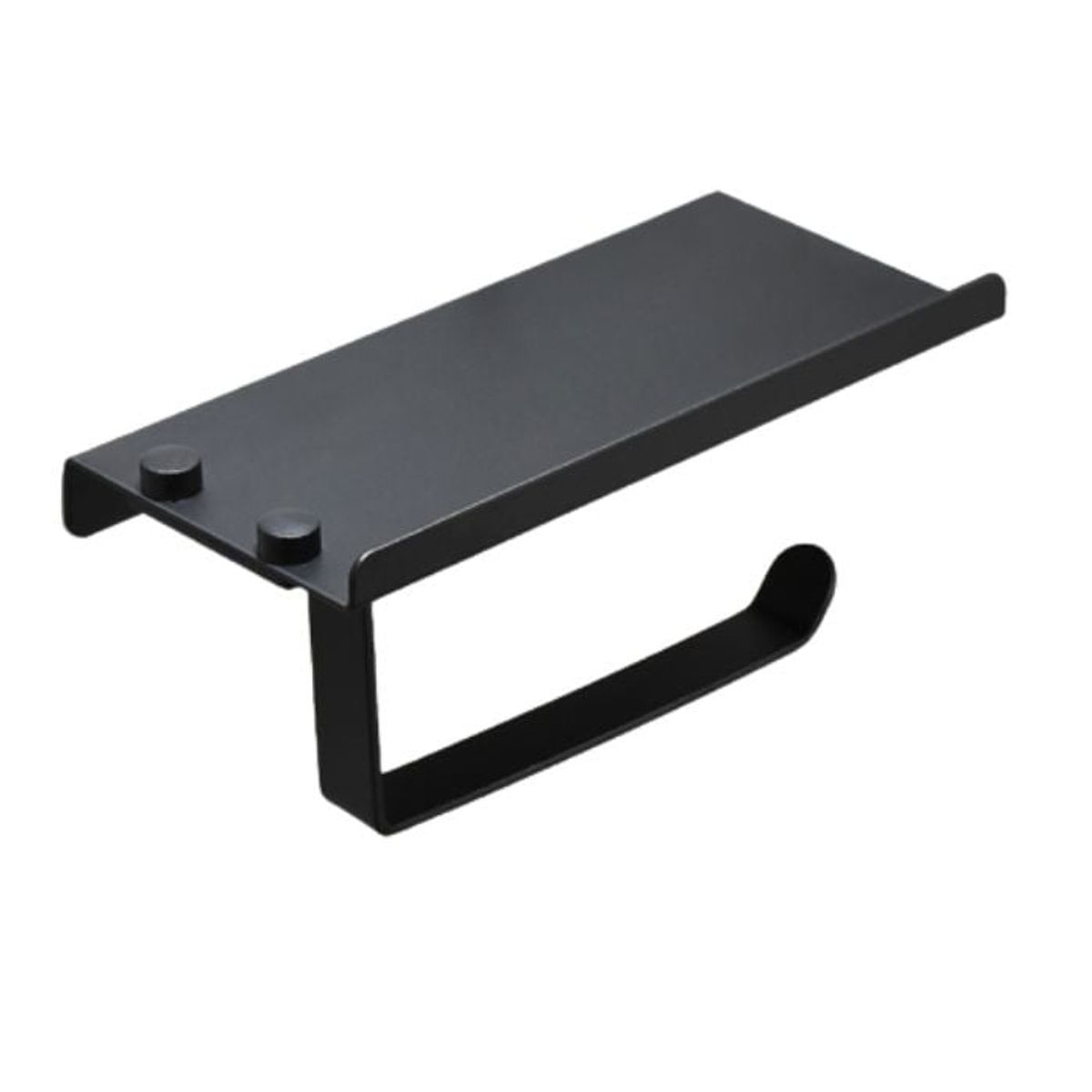 GENERICO - Portapapel higienico con soporte multiuso de acero inoxidable 304