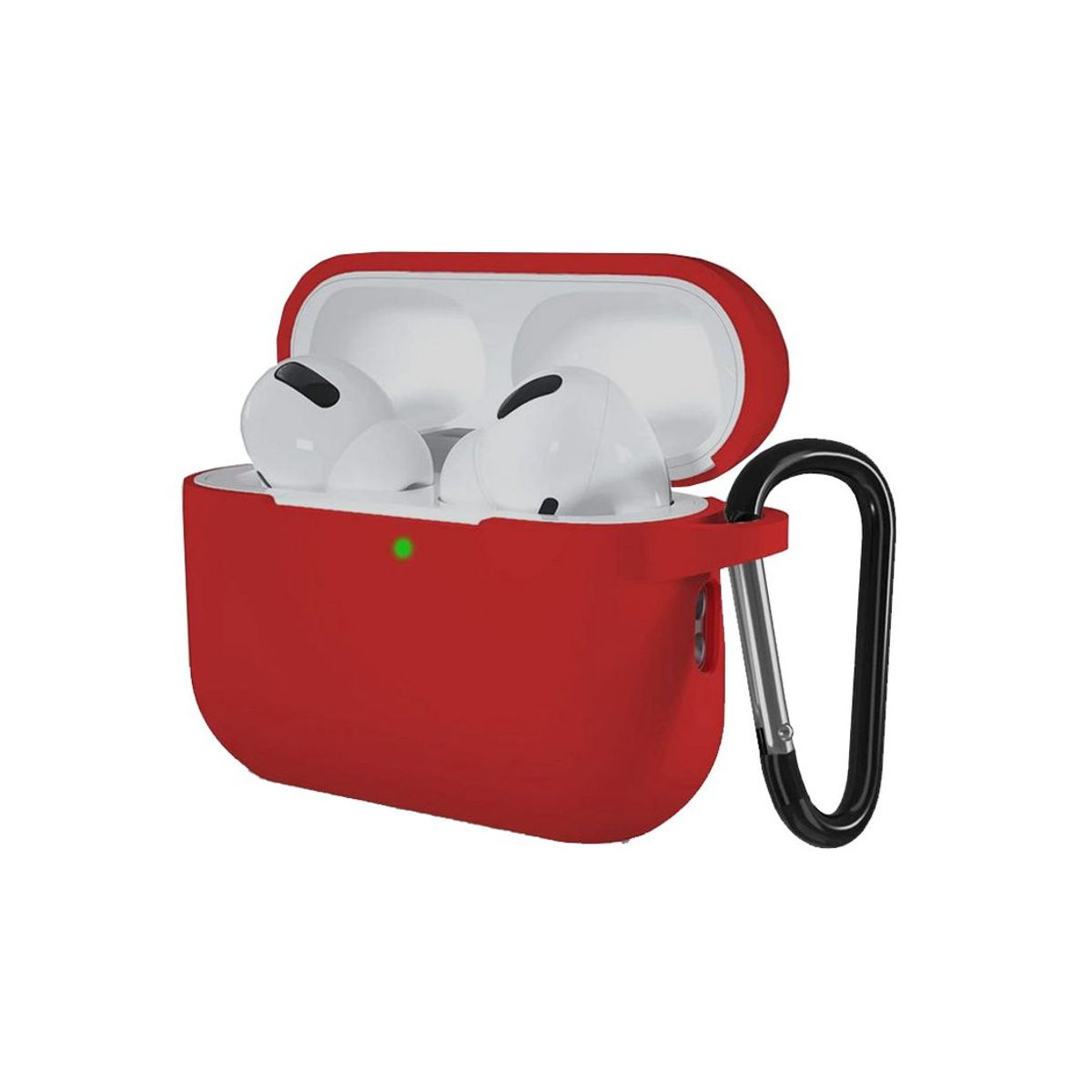 GENERICO - Case de Silicona para Audífonos Airpods Pro - Rojo
