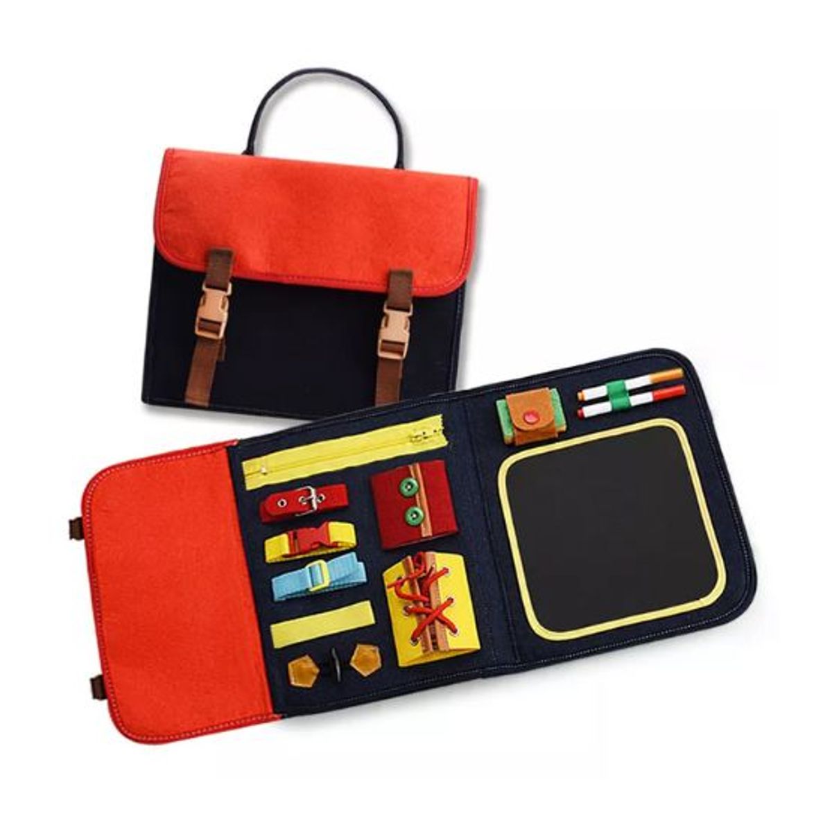 CUENTA OVEJAS - Maletín Sensorial con Pizarra Curiosamente