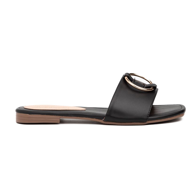 NEBULA - Sandalia circulo - Negro