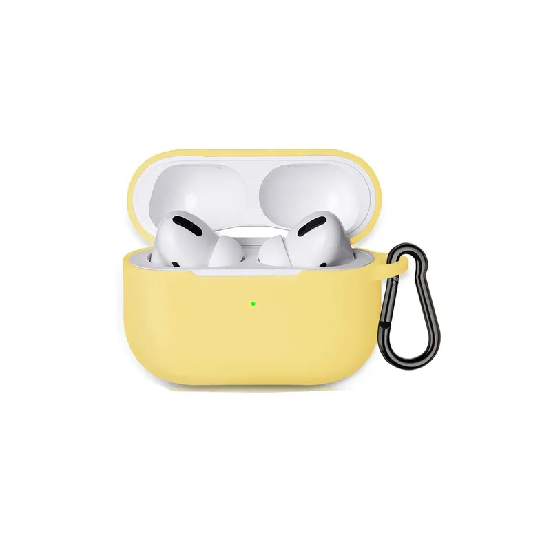 GENERICO - Case de Silicona para Audífonos Airpods Pro - Amarillo
