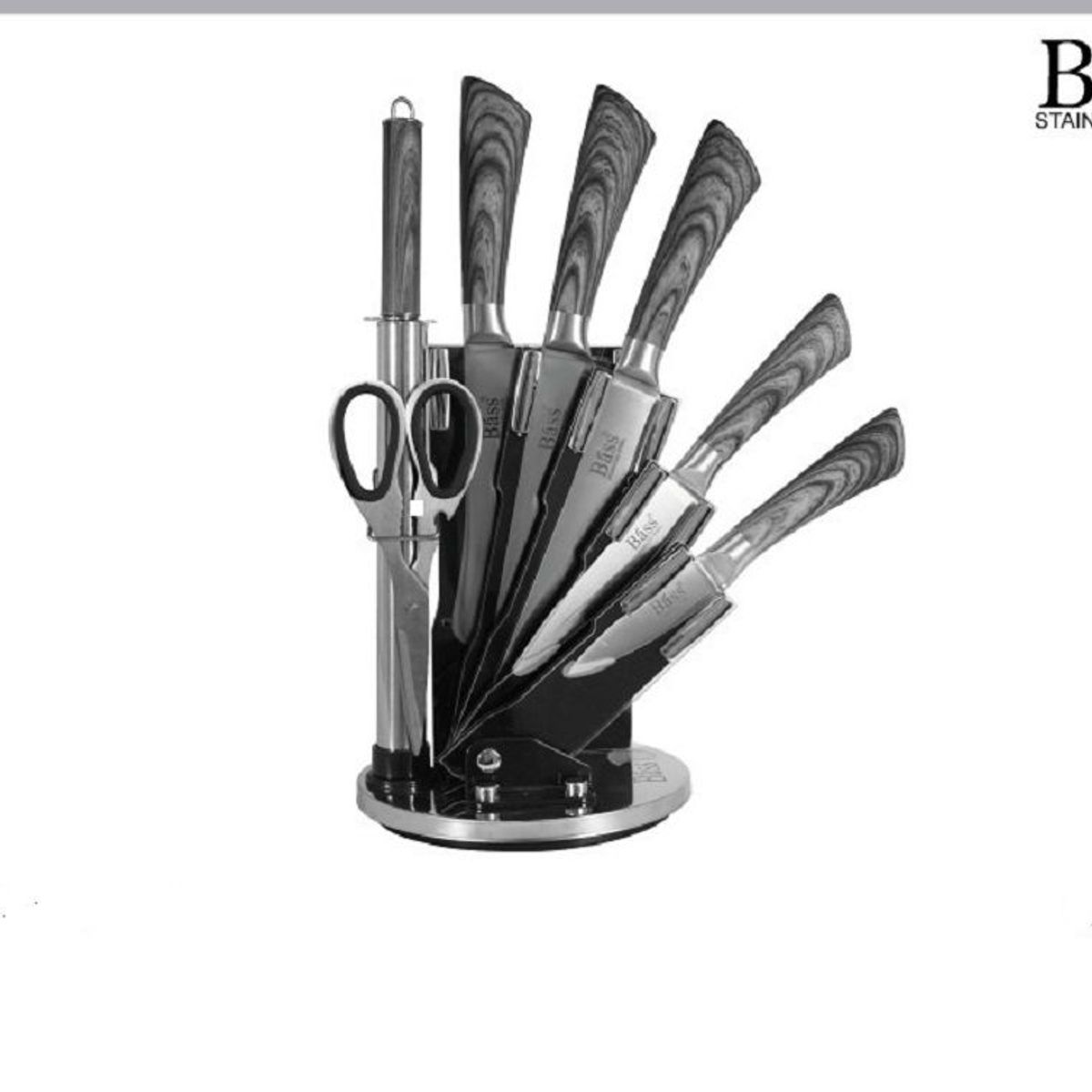 GENERICO - SET DE CUCHILLOS 8PZAS BASS MK-Y19461