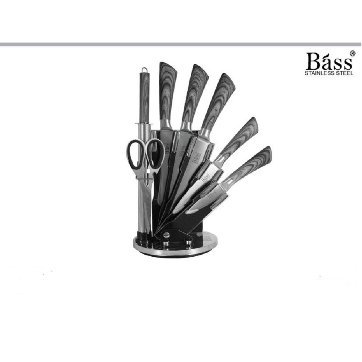 GENERICO - SET DE CUCHILLOS 8PZAS BASS MK-Y19461