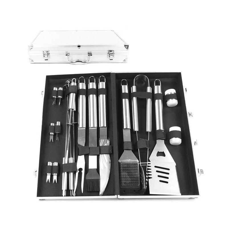 GENERICO - SET DE UTENSILIOS DE BARBACOA 18PZAS MK-Y19585