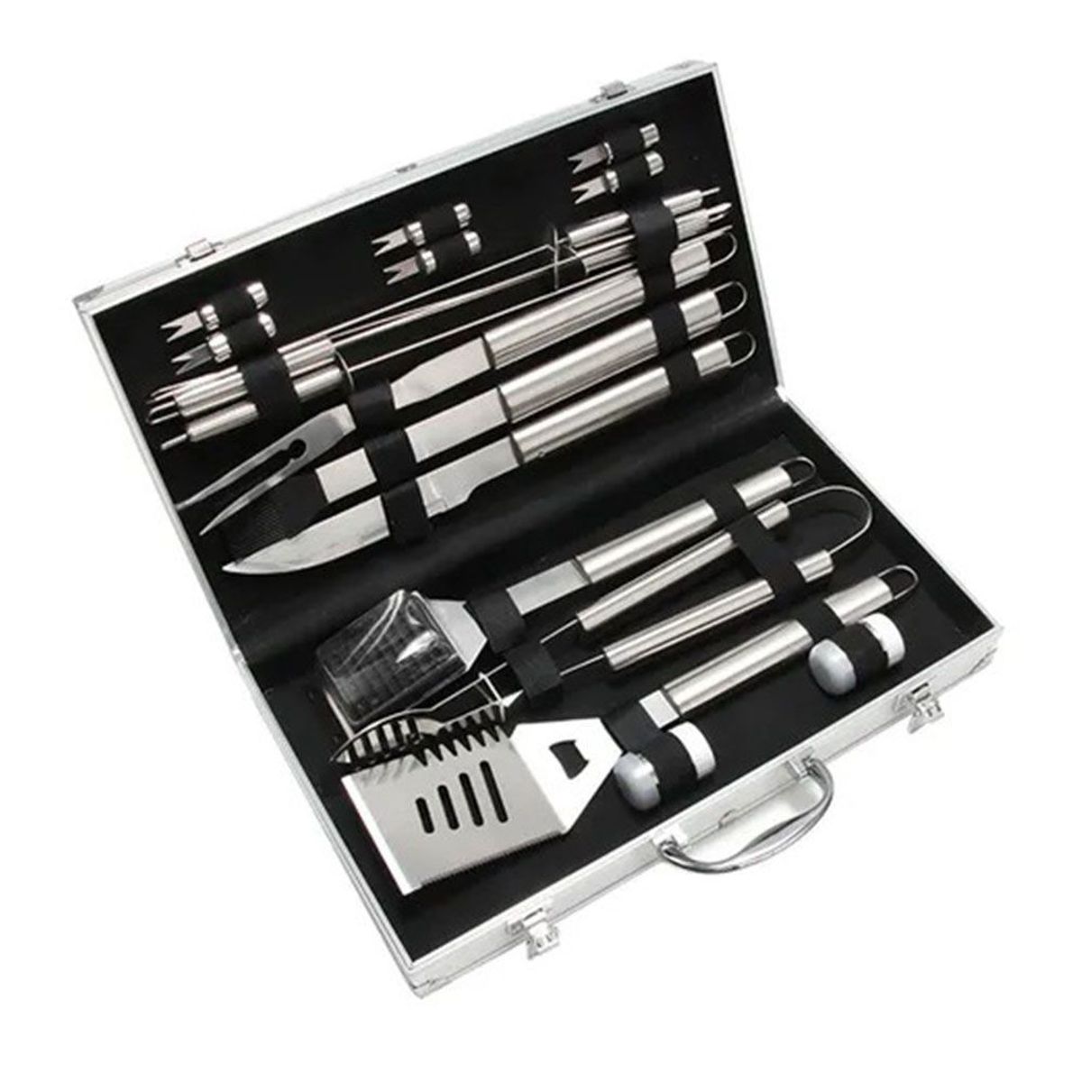 GENERICO - SET DE UTENSILIOS DE BARBACOA 18PZAS MK-Y19585