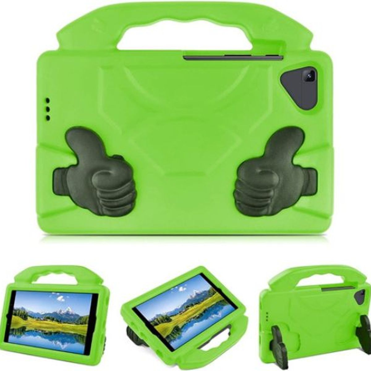 GENERICO - Funda de Goma Con Diseño para Tablet Lenovo M10 2da GenTb-X306x Verde