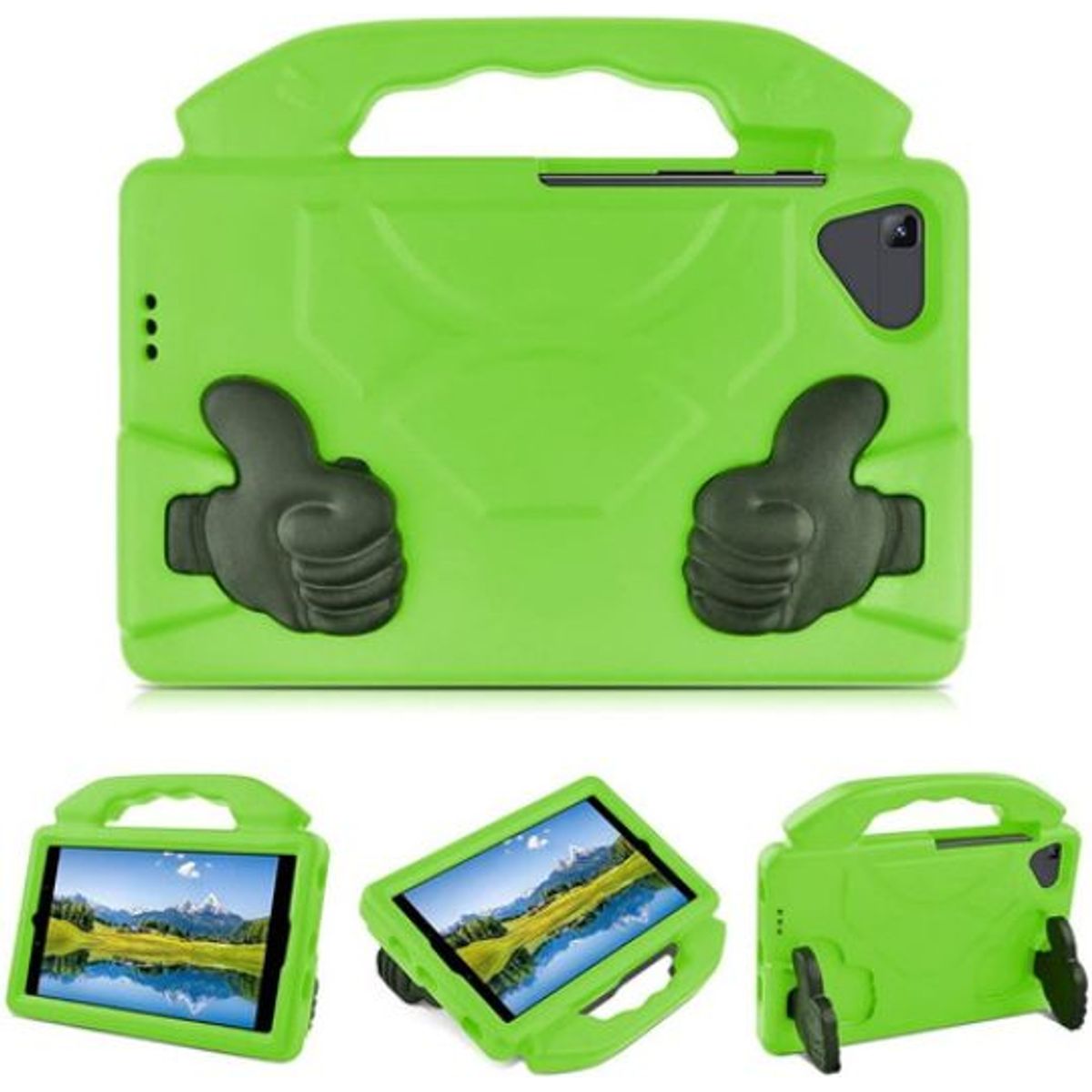 GENERICO - Funda de Goma Con Diseño para Tablet Lenovo M10 2da GenTb-X306x Verde