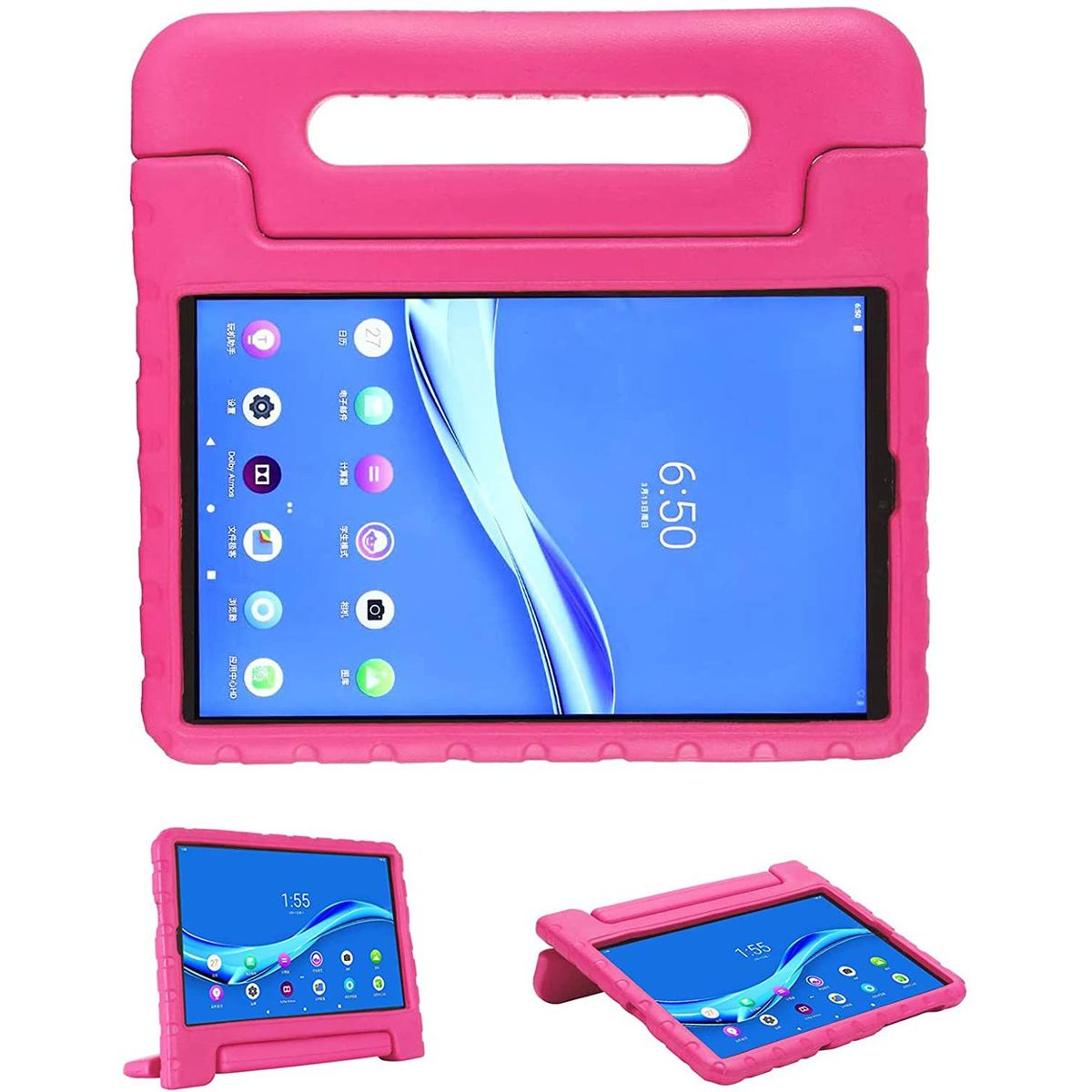 GENERICO - Funda de Goma para Tablet Lenovo M10 Plus Tb-x606 Rosado