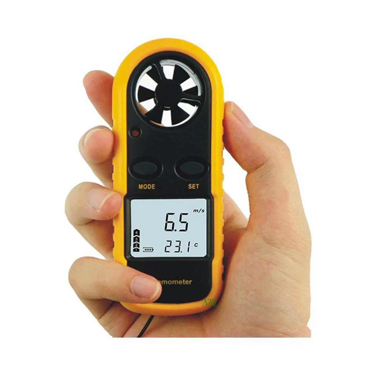 GENERICO - Anemómetro Digital Mide Velocidad Viento Temperatura