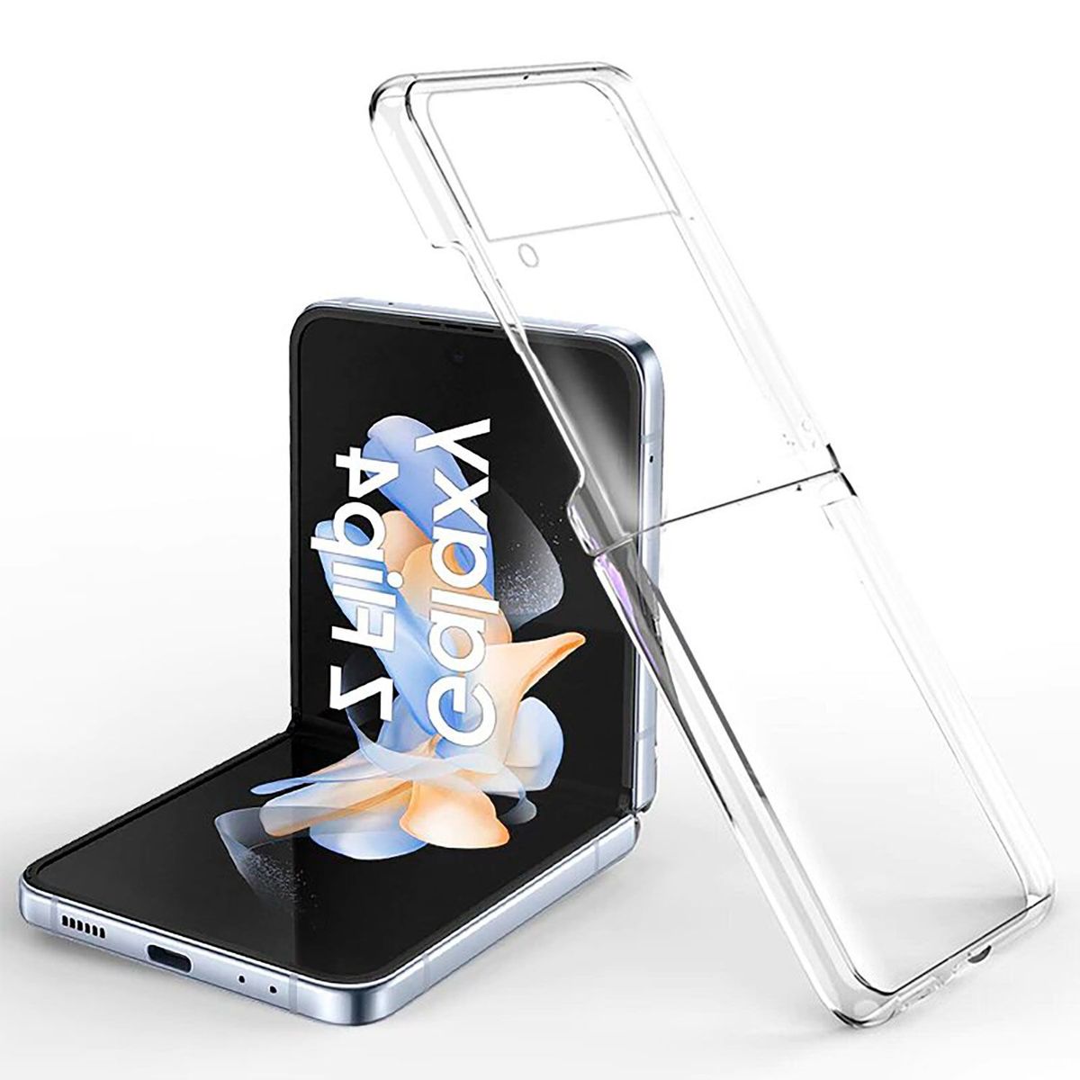 GENERICO - Funda Case para Samsung Galaxy Z FLIP 4 Transparente Antishock