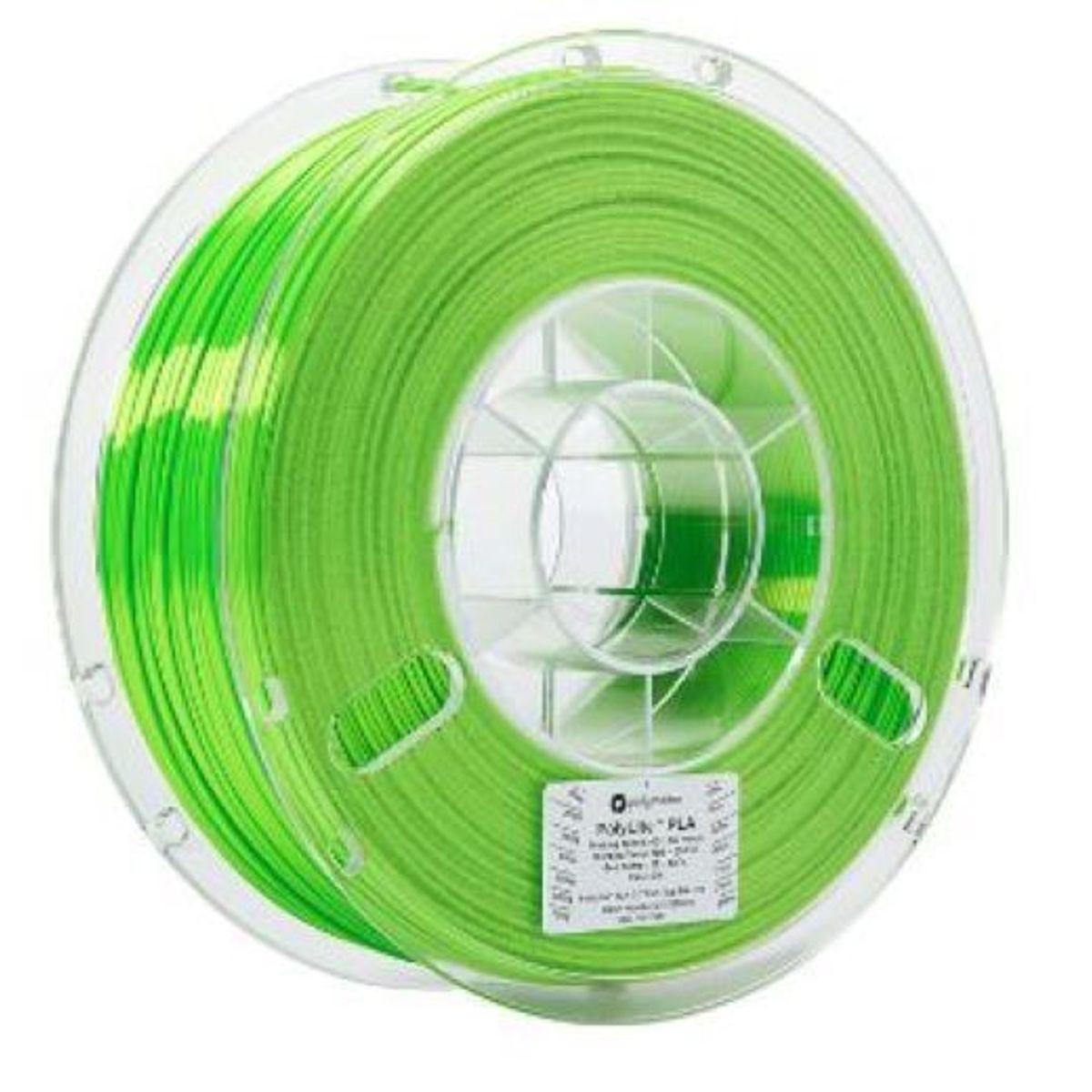POLYMAKER - Filamento PolyLite PLA Verde Sedoso 175mm 1Kg