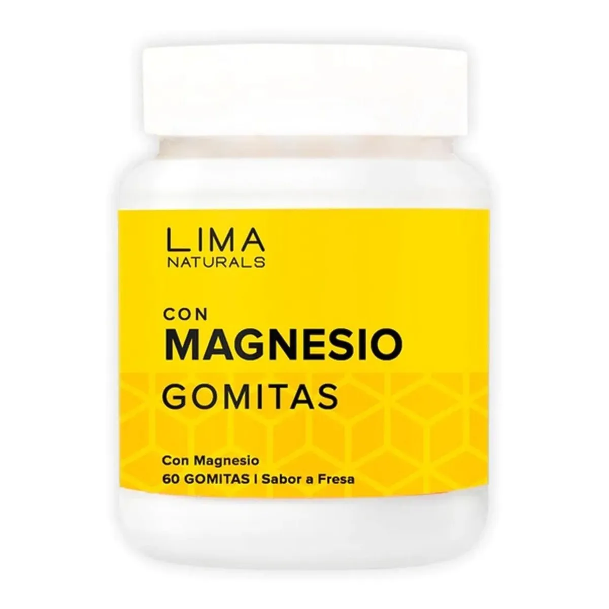 LIMA NATURALS - Gomitas con Magnesio 60 unidades (sabor a Fresa)
