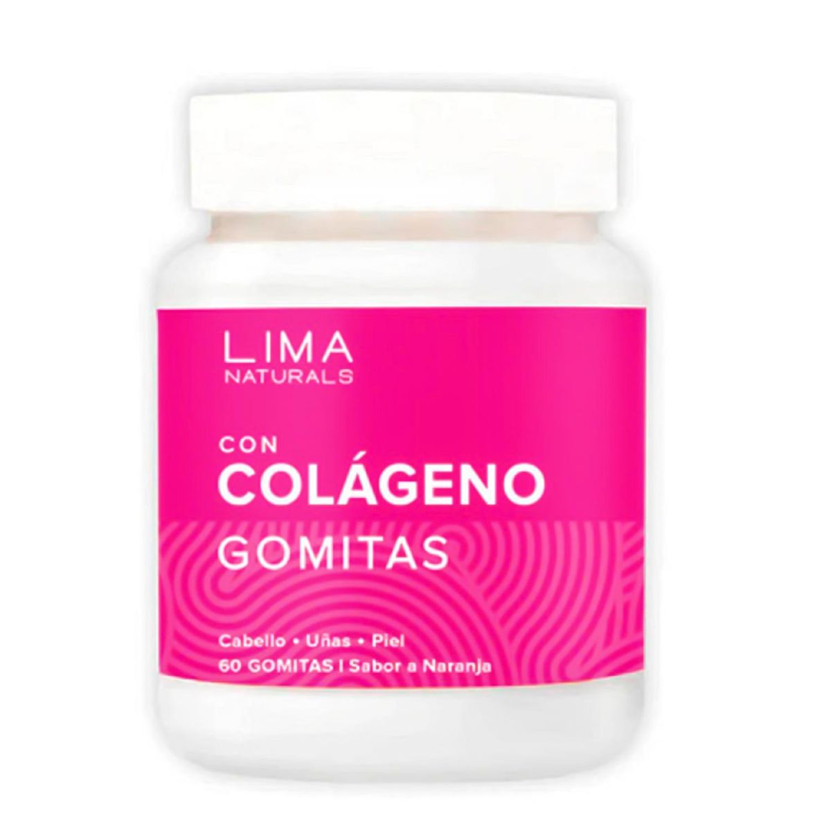 LIMA NATURALS - Gomitas con Colágeno Sabor Naranja Lima Naturals 60 unidades
