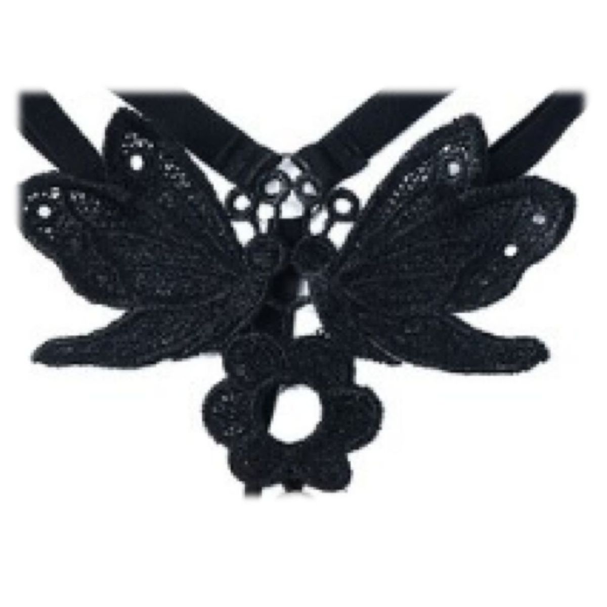 GENERICO - Bragas con perlas y mariposas bordadas con lentejuelas