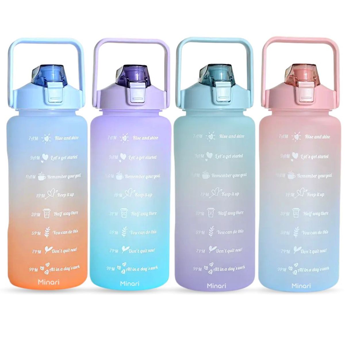 MINARI - Tomatodo Botella Deportiva Multicolor ALEATORIO 2L 545B