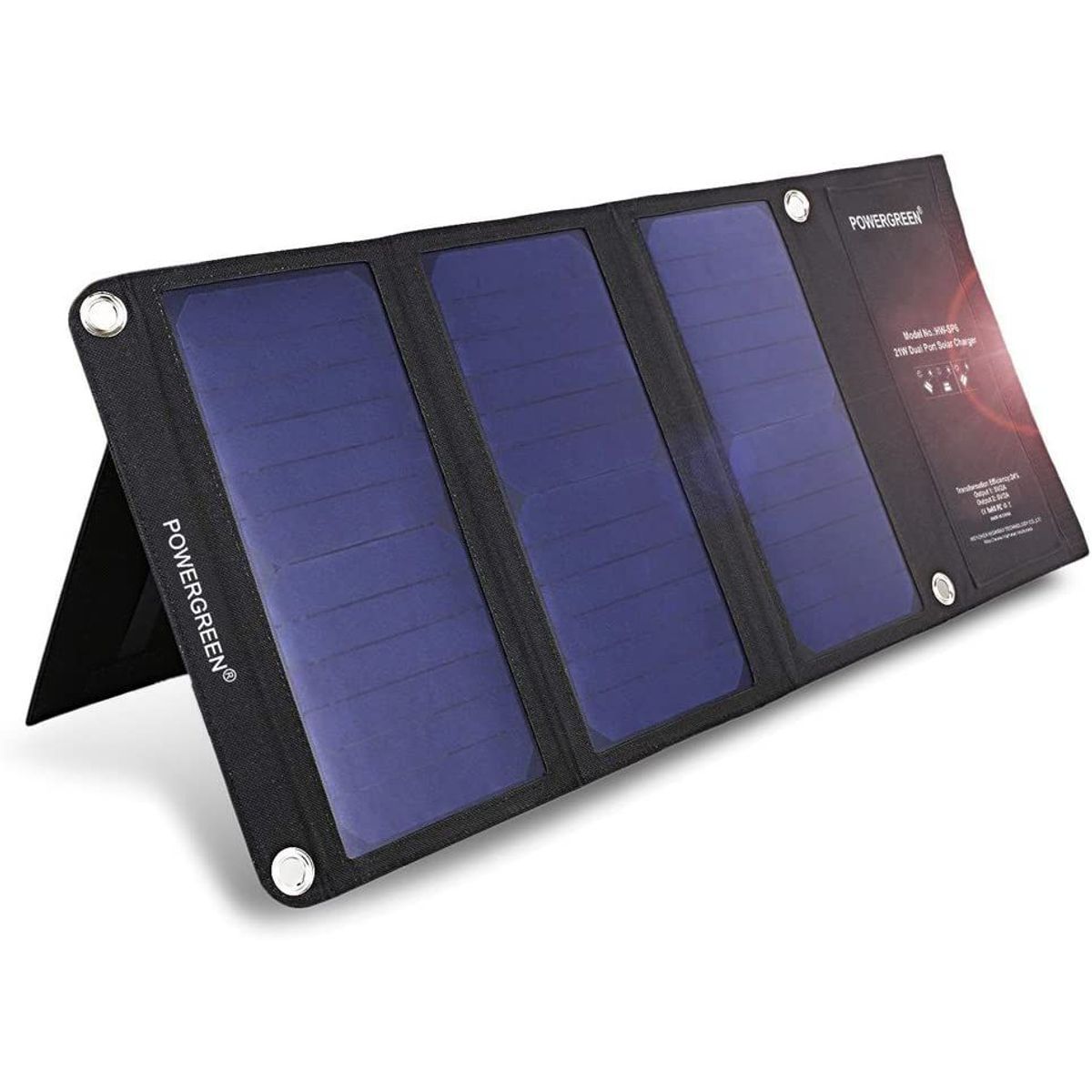 OEM - Cargador Solar Portatil  21w Dos Puertos USB