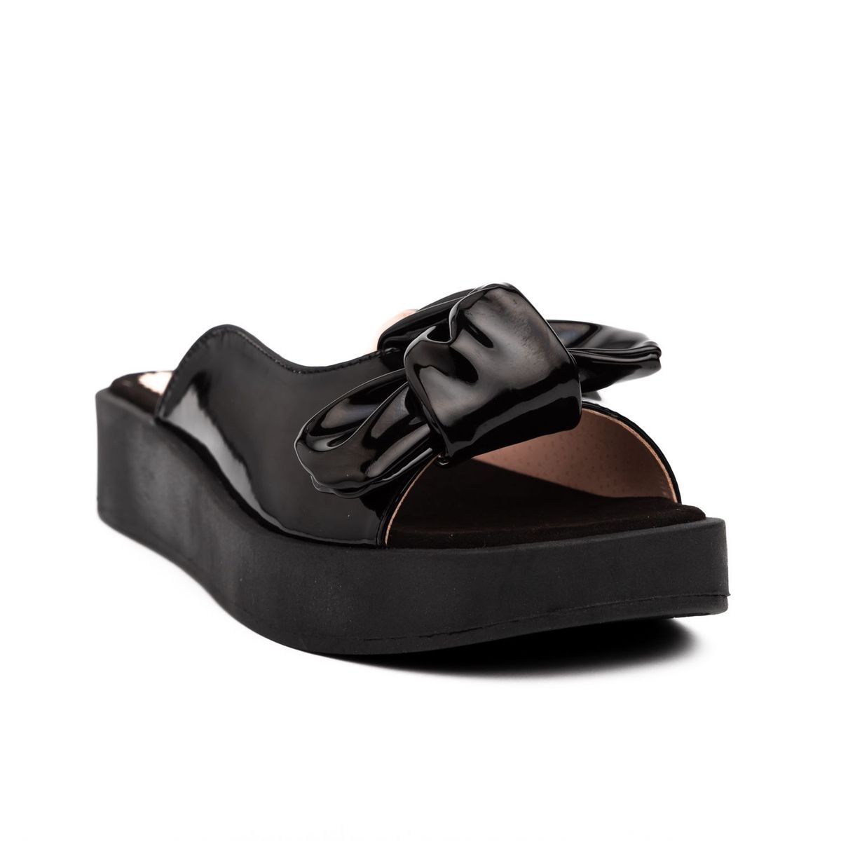 NEBULA - Sandalia Latina - Negro Charol