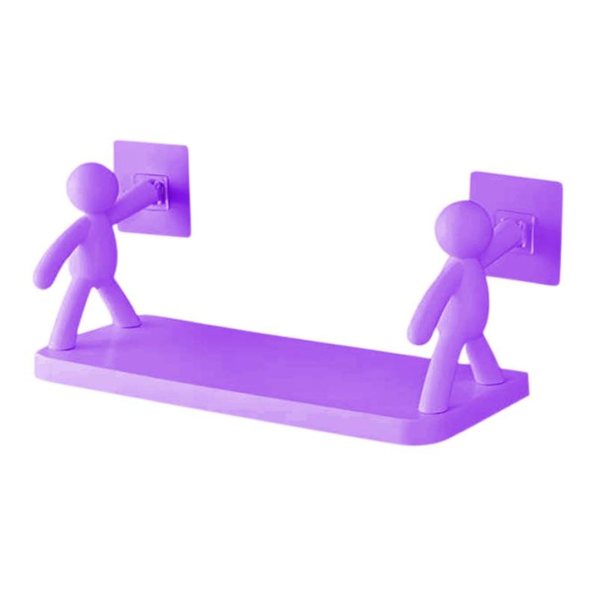 GENERICO - Repisas organizador multifuncional buddy Humanoide - MORADO