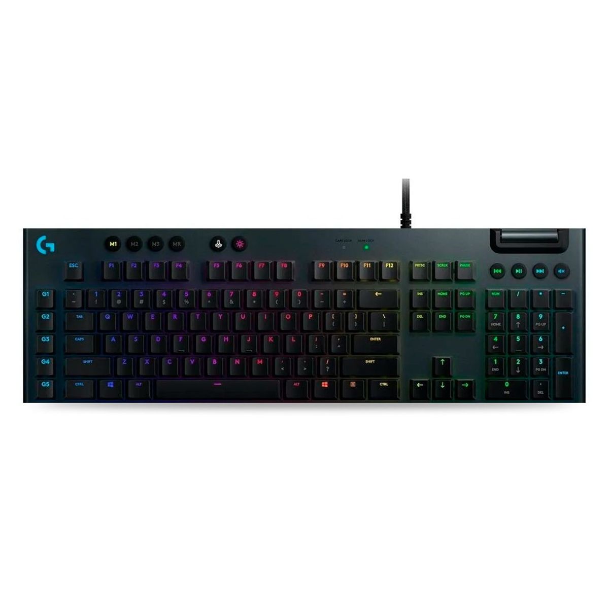 LOGITECH - Teclado Mecanico Logitech G815 Teclas Bajas RGB LIGHTSYNC  - Negro